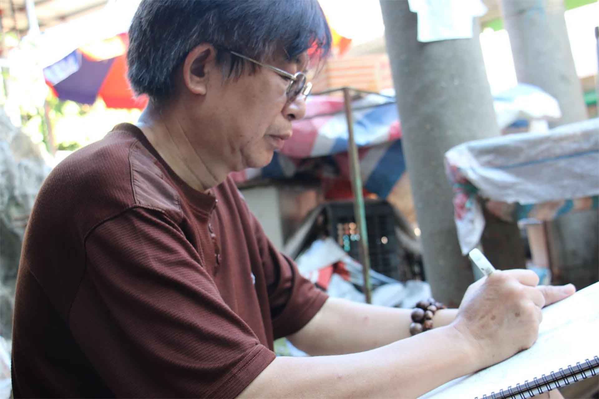 188博金宝亚洲体育15级师生赴涠洲岛写生------崔君旺教授速写教学实录